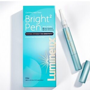 Lumineux Bright Pen, Dual Action Stain Repellant + Teeth Whitening Pen